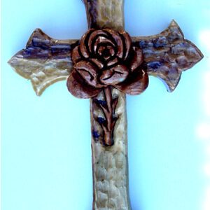 WOOD Crosses - Rose Cross