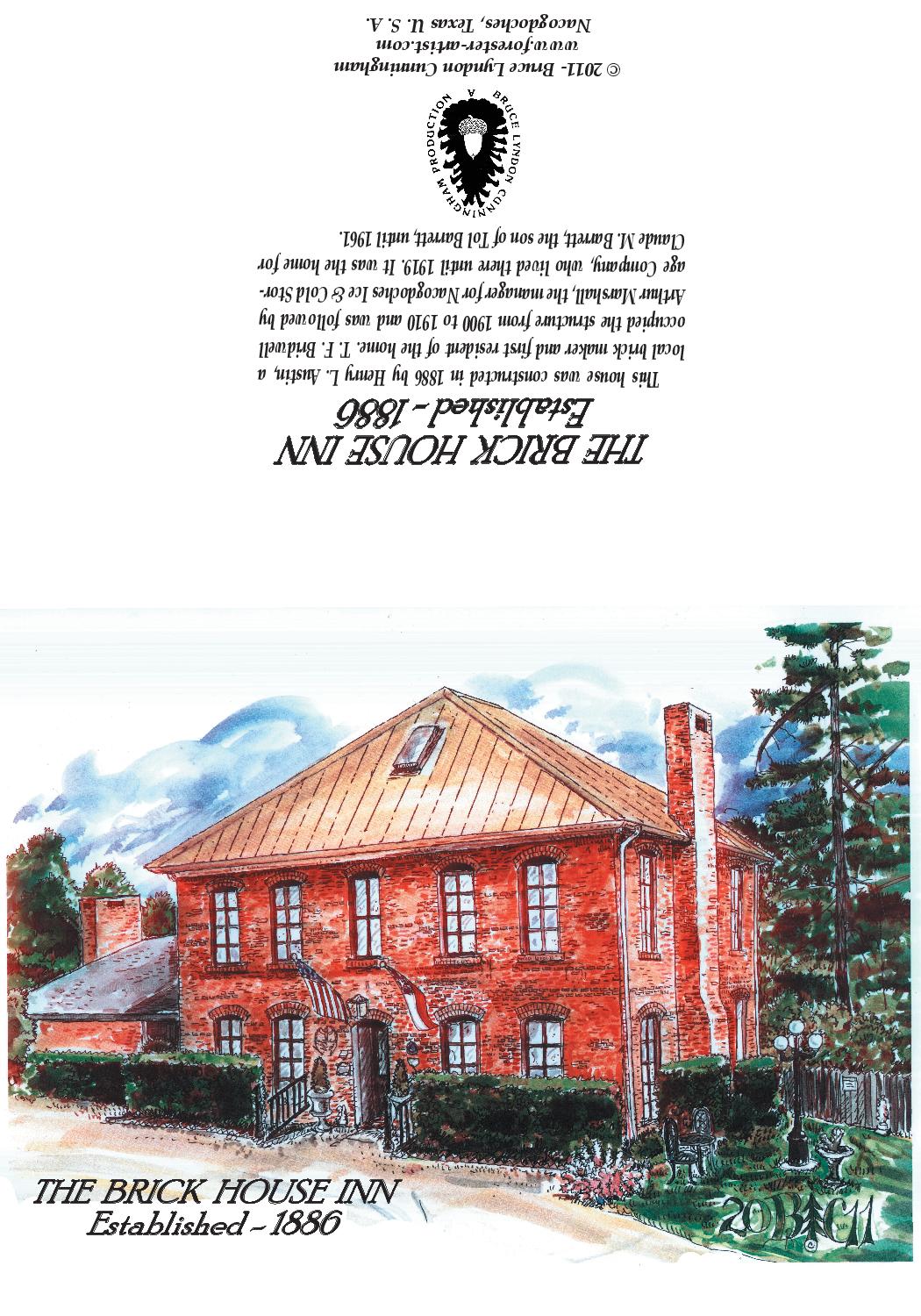 Brick House Inn Notecard